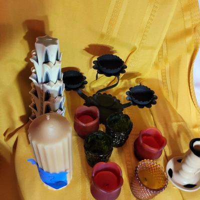 Candles and candle holders