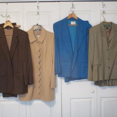 Women's Clothing Corbin Ltd Crown & Ivy Ralph Lauren Pendleton Pure Wool Sizes 12/14 & Large