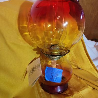 New oil lamp with oil
