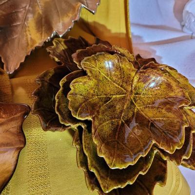 Leaves as decorations