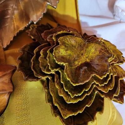 Leaves as decorations