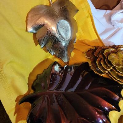 Leaves as decorations