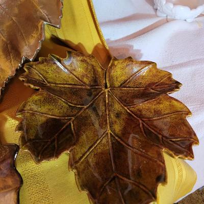 Leaves as decorations