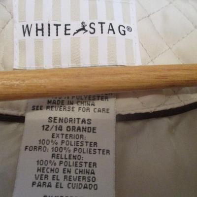 Women's Clothing London Fog Route 66 Leather Gallery White Stag Sizes L/XL