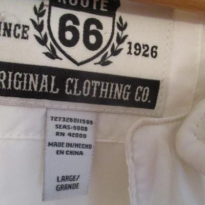 Women's Clothing London Fog Route 66 Leather Gallery White Stag Sizes L/XL