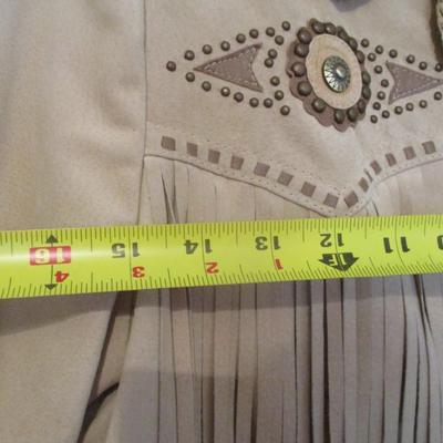 Reba Leather Shell & Polyester Lining Jacket Size XL