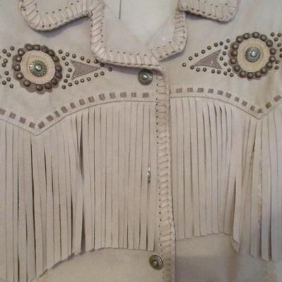 Reba Leather Shell & Polyester Lining Jacket Size XL