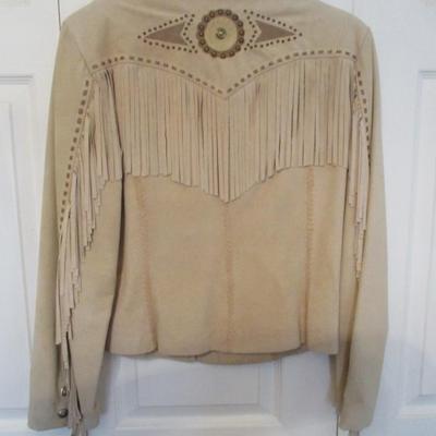 Reba Leather Shell & Polyester Lining Jacket Size XL