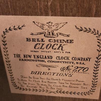 Bell chime clock