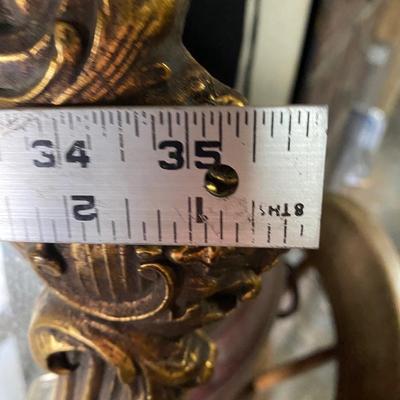 Vintage gilt framed rococco style mirror