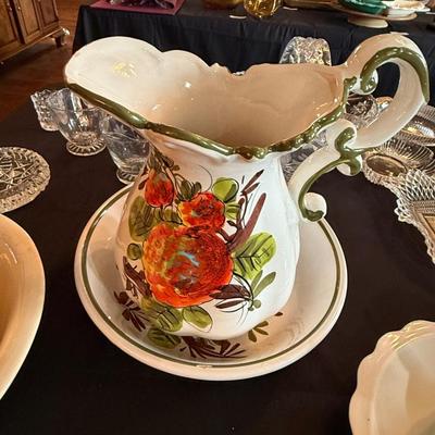 3 Pitchers & Washbowls