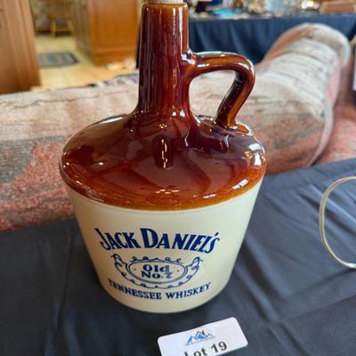 Vintage ceramic Jack Daniels Tennessee Whiskey Old No. 7 Jug
