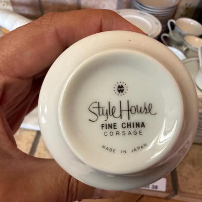 Huge vintage Style House Fine China Set from Japan