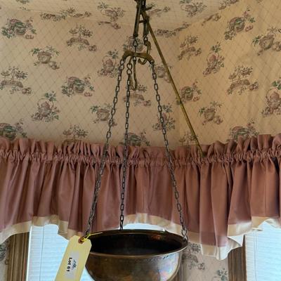 Vintage Brass hanging store product type scale