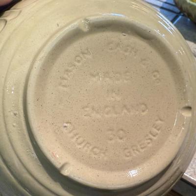 2 Vintage Ceramic Mixing Bowls - 1 McCoy 1 Mason Cash
