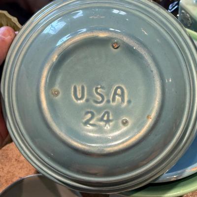 Lot of 6 Vintage ceramic mixing bowls
