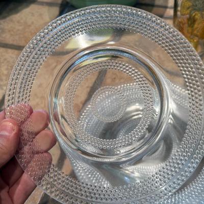 2 sets of Vintage Glass plates