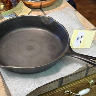 10.5” Cast Iron Skillet - Marked #8