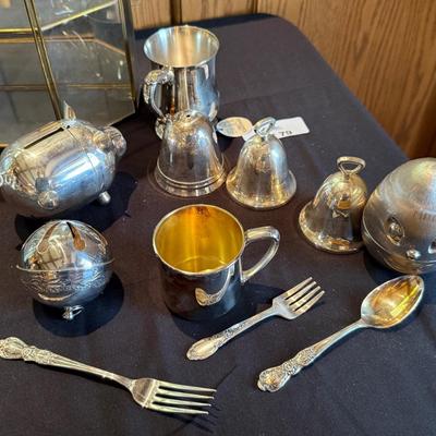 Lot of decorative silver-plate items