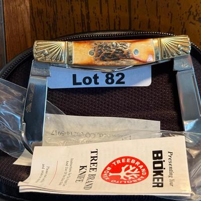 Boker Tree Brand Pocket Knife in Zip Up Case - NEW
