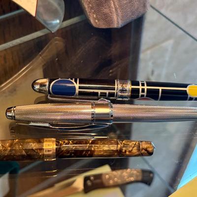 Set of 3 Vintage Pens - 2 are Fountain 1 Roller Ball