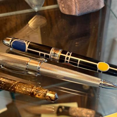 Set of 3 Vintage Pens - 2 are Fountain 1 Roller Ball