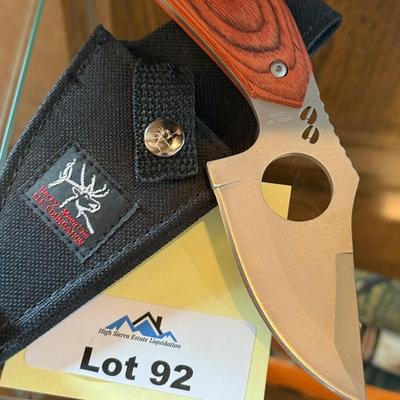 Rocky Mountain Elk Foundation Model 087 fixed knife