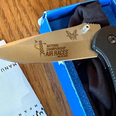 Benchmade Collectible Air Race themed pocket knife