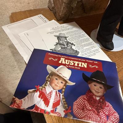 Austin & Amber collectible Cowboy/Cowgirl Dolls
