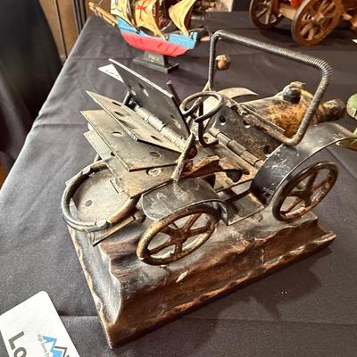 Decorative brass Model 1907 Franklin car