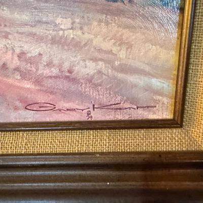 Original Oil Painting on Canvas by Gary Kapp - Western Fur Trapper