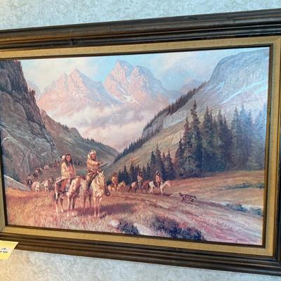 Original Oil Painting on Canvas by Gary Kapp - Western Fur Trapper