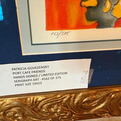 Gold framed Patricia Govezensky #162/375 Signed - Fundraiser