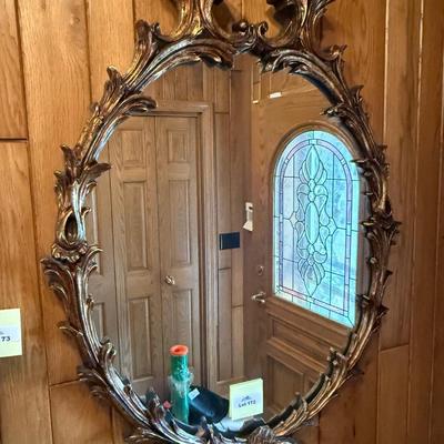 Gold framed Wall Mirror