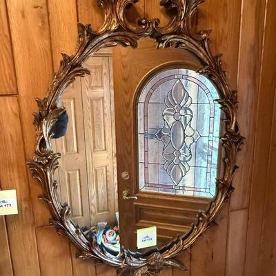 Gold framed Wall Mirror