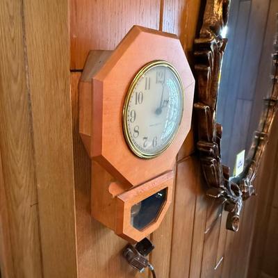 General Electric vintage electric small wall clock
