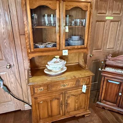 Maple Cal Shops vintage Buffet w/long drawer & 2 cabinets