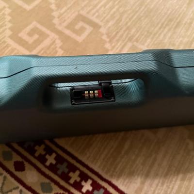 Green locking Holland & Holland shotgun case