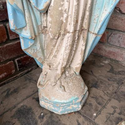 Religious Mary type Cement Outdoor Yard decoration