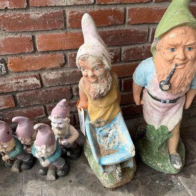 Collection of various Yard Art - Gnomes