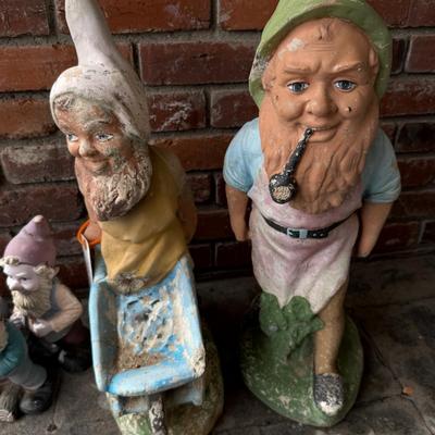 Collection of various Yard Art - Gnomes