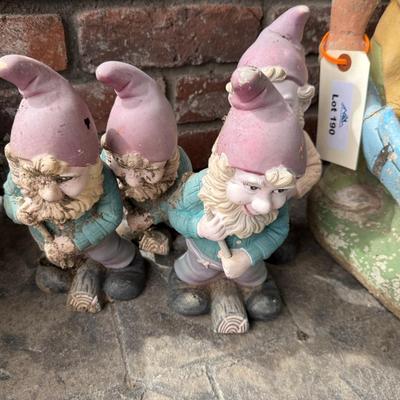 Collection of various Yard Art - Gnomes