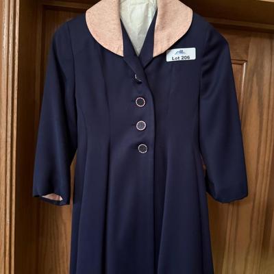 Vintage Women’s/Girls Blue & Pink Blazer