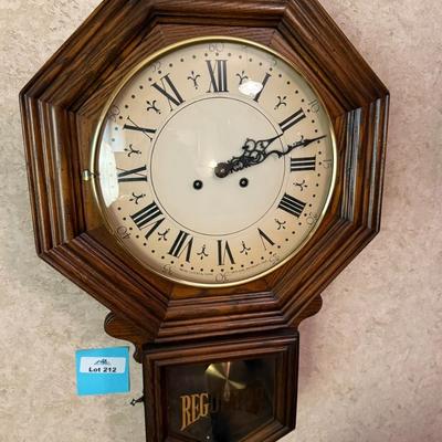 Trend Clocks by Sligh Regulator working/chining Wall Clock