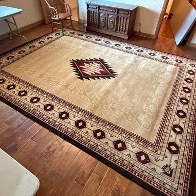 Large American Rhythm 9,10 x 13,2 l Area Rug