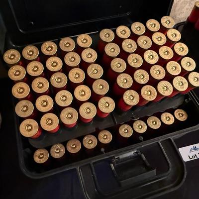 2 Black Cases of 12 Gauge Shotgun Shells - 100 per case