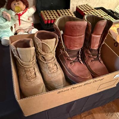2 Pairs of Men’s Workboots - Size 13 Underarmor/Schnee’s