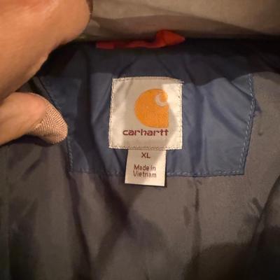 CarHartt XL Blue zip up jacket/coat