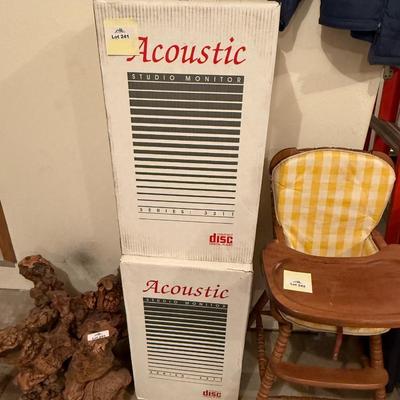 Acoustic Studio Monitor Series 3311 Speakers in Boxes