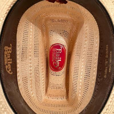 2 Men’s Cowboy Hats - 1 Resistal 7-1/4” Beaver 1 Bailey